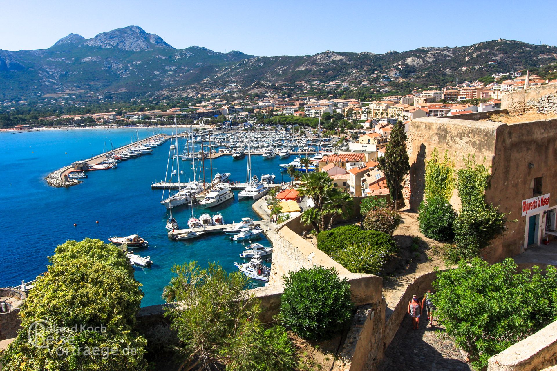 Korsika - Calvi - Zitadelle mit Jachthafen